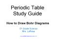 Periodic Table Study Guide
