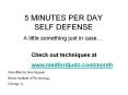 5 MINUTES PER DAY SELF DEFENSE