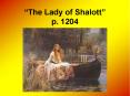 The Lady of Shalott p. 1204
