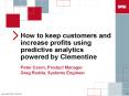 How to keep customers and increase profits using predictive analytics powered by Clementine