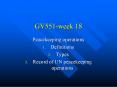 GV551week 18