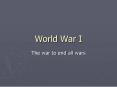 World War I