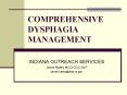 COMPREHENSIVE DYSPHAGIA MANAGEMENT