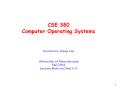 CSE 380 Computer Operating Systems