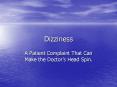 Dizziness