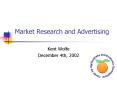 Market Research and Advertising