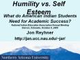 Humility vs. Self Esteem