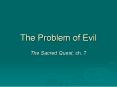 The Problem of Evil