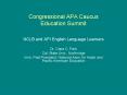 Congressional APA Caucus Education Summit