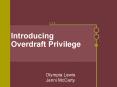 Introducing Overdraft Privilege