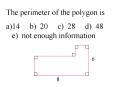 The perimeter of the polygon is