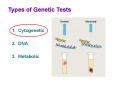 1. Cytogenetic