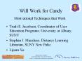 Will Work for Candy: