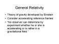 General Relativity