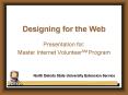 Designing for the Web