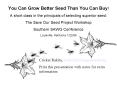 The Save Our Seed Project