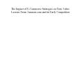 The Impact of ECommerce Strategies on Firm Value: Lessons From Amazon.com and its Early Competitors
