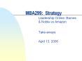 MBA299: Strategy