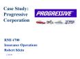 Case Study: Progressive Corporation