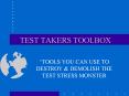 TEST TAKERS TOOLBOX