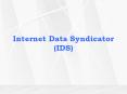 Internet Data Syndicator IDS