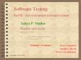Software Testing Part III: Test Assessment and Improvement
