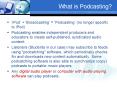 What is Podcasting