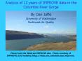 Analysis of 12 years of IMPROVE data in the Columbia River Gorge