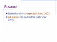 Resume