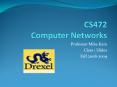 CS472 Computer Networks