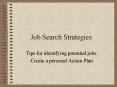 Job Search Strategies