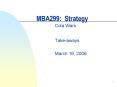 MBA299: Strategy