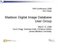 Madison Digital Image Database User Group