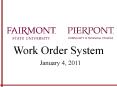 Work Order System