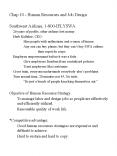 Chap 10 Human Resources and Job Design
