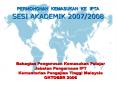 PERMOHONAN KEMASUKAN KE IPTA