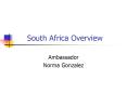 South Africa Overview