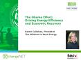 The Obama Effect: Driving Energy Efficiency and Economic Recovery