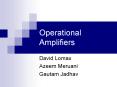 Operational Amplifiers