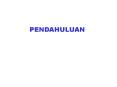 PENDAHULUAN