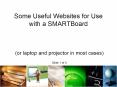 Some Useful Websites for Use with a SMARTBoard