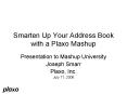 Smarten Up Your Address Book with a Plaxo Mashup