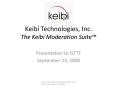 Keibi Technologies, Inc. The Keibi Moderation Suite