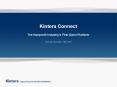 Kintera Connect The Nonprofit Industry's First Open Platform