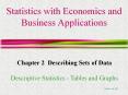 Statistics with Economics and Business Applications