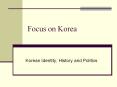 Focus on Korea