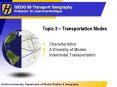 Topic 3 Transportation Modes