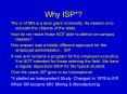 Why ISP