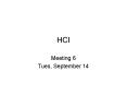 HCI