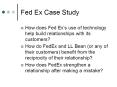 Fed Ex Case Study